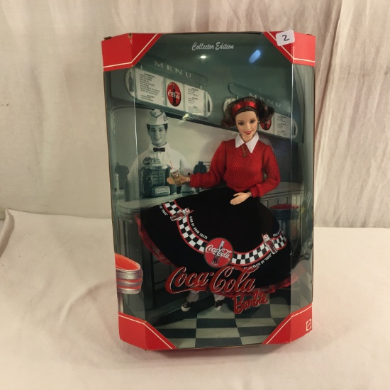 Collector Edition Coca Cola Barbie Mattel  Doll 13.5"Tall Box