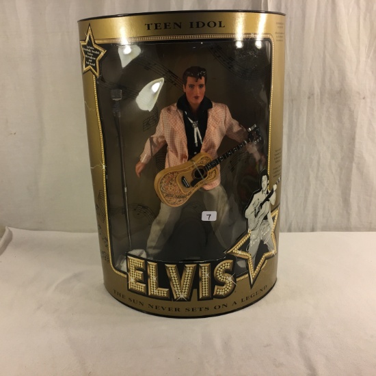 Collector Teen Idol Elvis Presley The Sun Never Sets On A Legend Doll 15.1/4"Tall Box