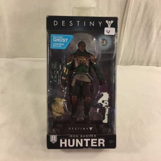 Collector NIB McFarlane Toys Destiny iron banner Hunter 9.5"Tall Box Size