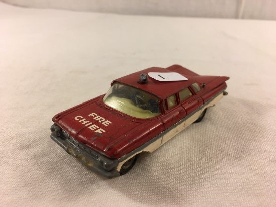 Collector Vintage Corgi Toys Chevrolet Impala Fire Chief 24751/63 Made in GT. Britain 1/43