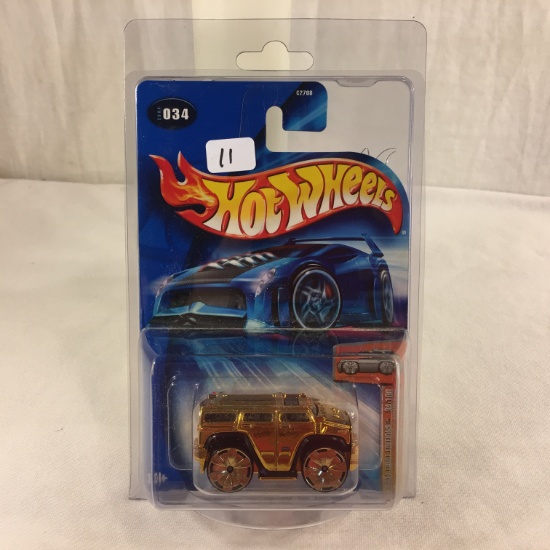 Collector NIP Hot wheels 2001 First Edition 34/100 Blings Hummer H2 1/64 Scale DieCast car