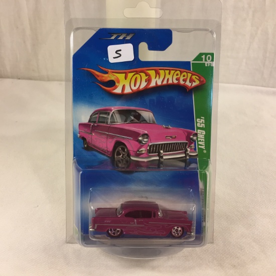 Collector NIP Hot wheels Treasure Hunt Series '55 Chevy 10/12 Car 1:64 Scale DieCast Car