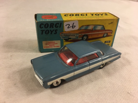 Collector Vintage Corgi Toys Oldsmoblie Super 88 No.235  Die-Cast Scale Models Glidamatic Car