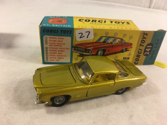 Collector Vintage Corgi Toys Glidamatic  GHIA L.6.4. W/Chrysler Engine  Die-Cast Scale Models London