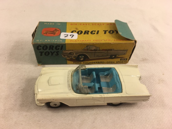 Collector Vintage Corgi Toys Ford Thunderbird Open Sports No.215 Die Cast Scale Models Made in Brita