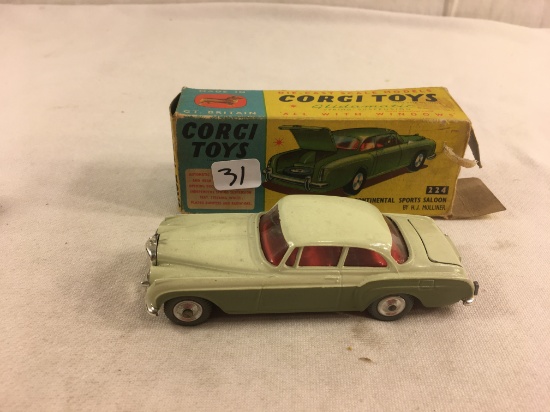 Collector Vintage Corgi Toys Bentley Continental Sports Saloon No.224 DieCast Scale Model Car