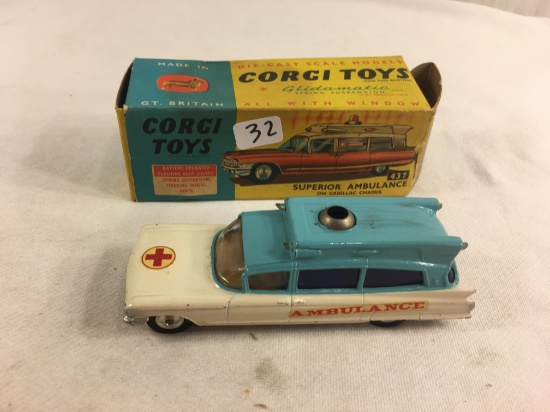 Collector Vintage Corgi Toys Superior Ambulance On cadillac Chassis No.437 DieCats Scale Models