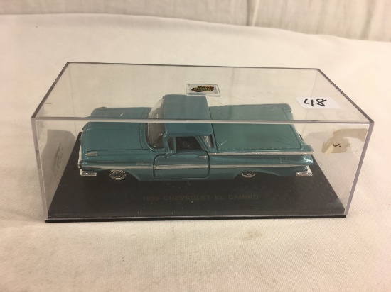 Collector Road Champs 1959 Chevrolet El Camino 1/43 Scale DieCast Metal Light Blue Color