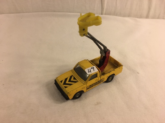 Collector Corgi Vintage Mazda 1600 Pickup Motorway Maintenance Truck yellow Scale 1/43 DieCast