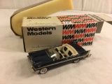 Collector Western Models WMS 51X 1958 Plymouth Belveder Open Made in England  1/43 Scale