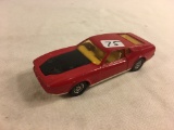Collector Vintage Corgi Toys Ford Mustang Mach I Made in GT. Britain Pat APP.3396/69 Red 1/43 Scale