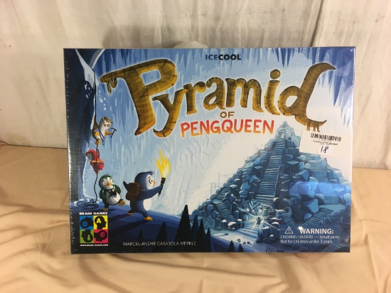 Collector New Sealed Brain Games Ice Cool Pyramid Of Pengueen 14.1/2x 10.1/2"