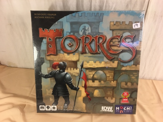 Collector New Sealed Huch! Idw games Torres Rebuild A City Rebuild An Empire 11.3/4x 11.1/2"