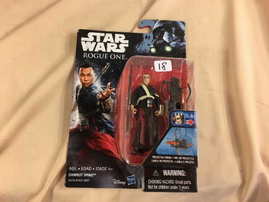 NIB Collector Star Wars Rogue One Chirrut Imwe 4"Tall