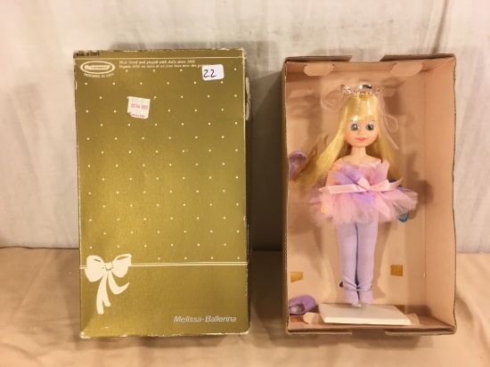 Collectro Horseman Doll Melissa- ballerina Doll 9"tall Box