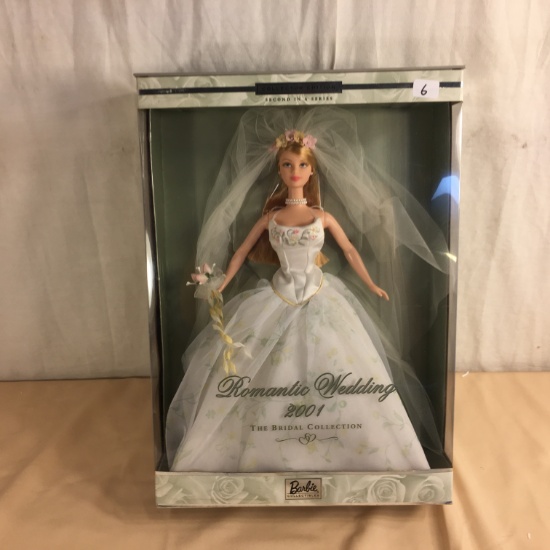 NIB Collector Barbie Edition 2nd in a Series Romantic Wedding 2001 The Bridal 14"Tall Box