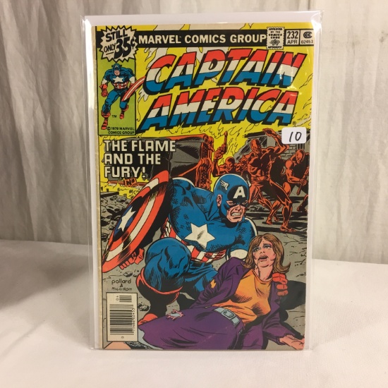 Collector Vintage Marvel Comics Captain America Comic Book No.232