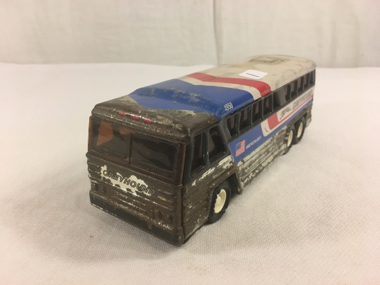 Collector Loose Vintage 1979 Buddy L  Corp Made in Japan Greyhound Bus Size:7.1/2" Long