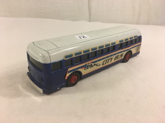 Collector Loose Vintage Plastic City Bus Size:8.1/4" Long