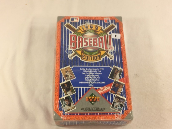 New Sealed Collector 1992 Upper Deck Baseball Sport Edition Trading Sport Baseball Cards