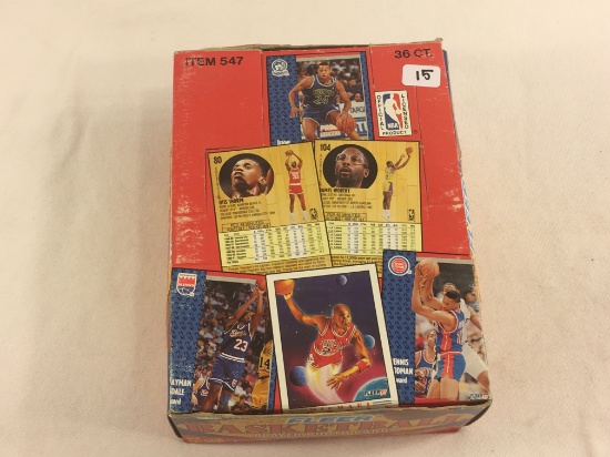 Box has Been Opened- But, each Package Still Sealed - 1991 Fleer Basketball Sport Player Photo Cards