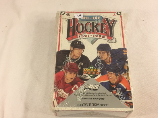 New Sealed Collector NHL -LNH Hockey 1991-1992 Upper Deck Hockey Sport Trading Cards