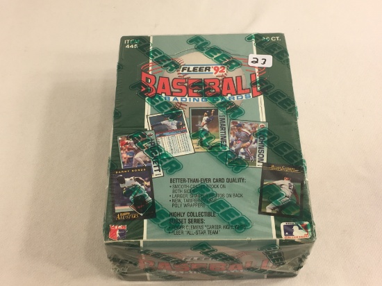 New Sealed Collector 1992 Fleer Baseball Trading Cards Baseball Sport Cards