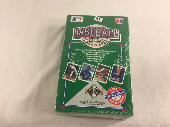 New Sealed Collector 1990 Upper Deck Edition Baseball Sport Trading Cards