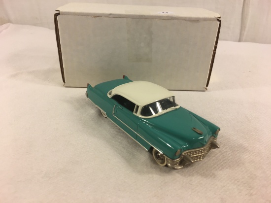 Collector USA Models USA-7 1955 Cadillac Coupe De Ville Wegewood Green & White Sinclair's Mini-Auto