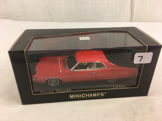 Collector New Minichamps Paul's Model Art Mercury Marauder  Hardtop Coupe 1969 Red DieCast Car