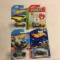 Lot of 4 Pieces Collector New in Package Hot wheels Mattel 1/64 Scale Die-Cast Metal Cars