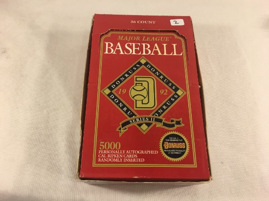 Box has Been Opened- But, each Package Still Sealed -1992 Major League Baseball Donruss Sport Cards