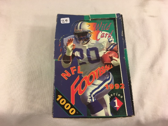 Box has Been Open- But, each Package Still Sealed - 1992 NFL Football Wild Card Series 1 Sport cards