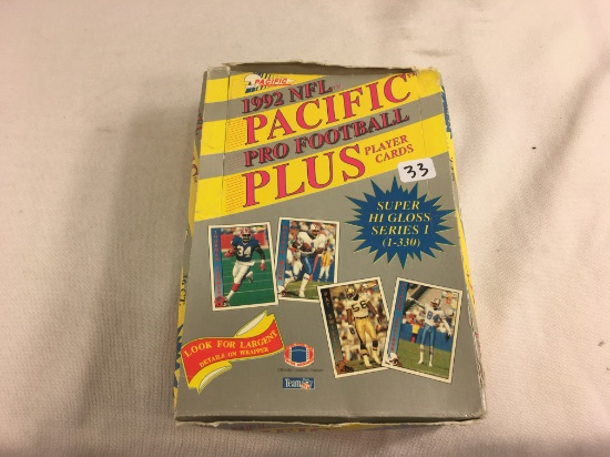 Box has Been Open- But, each Package Still Sealed -1992 Pacific NFL Pro Football Plus Player Sport C