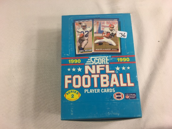 Box has Been Open- But, each Package Still Sealed - 1990 Score NFL Football Player Sport Trading Car