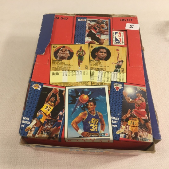 Box has Been Opened- But, each Package Still Sealed - 35 Ct. Package only - 1991 Fleer Basketball Ca