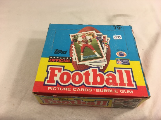 Box has Been Open- But, each Package Still Sealed -1989 Vintage Topps Football Picture Cards