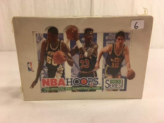 New Sealed in Box - NBA Hoops The Official Basketball Card Series 1 1993 Sport Trading Cards