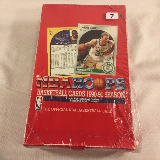 New Sealed in Box - 1991 Season NBA Hoops Basketball Cards  Sport Trading Cards