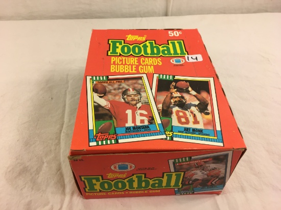 Collector Loose in Box But, Sealed in Package -1990 Topps Football Picture Cards Bubble Gum