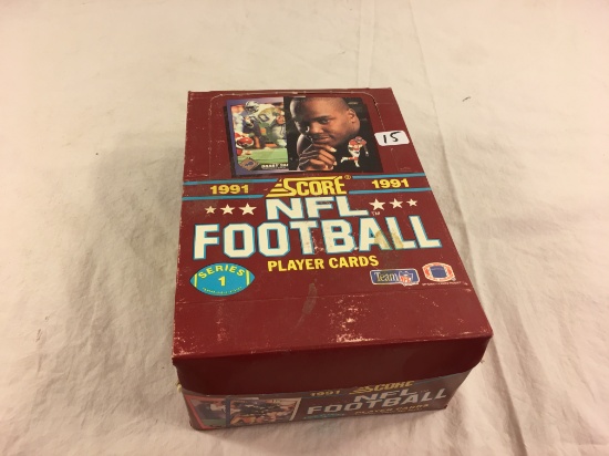 Collector Loose in Box But, Sealed in Package -1991 Score NFL Football Player Cards Series 1