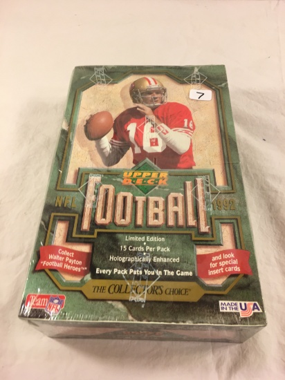 Collector Loose In Box But, Sealed in Package -1992 Upper Deck NFL Football Limited Edition Cards