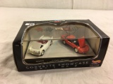 Collector Hot Wheels & Mattel Collection Corvette 45 Anniversary Corvette Showcase Set Of 2