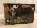 NIB Collector Force Of Valor Battle Hardened DieCast Soldiers Of Steel Scale 1/32 U.S. Marines 3rd
