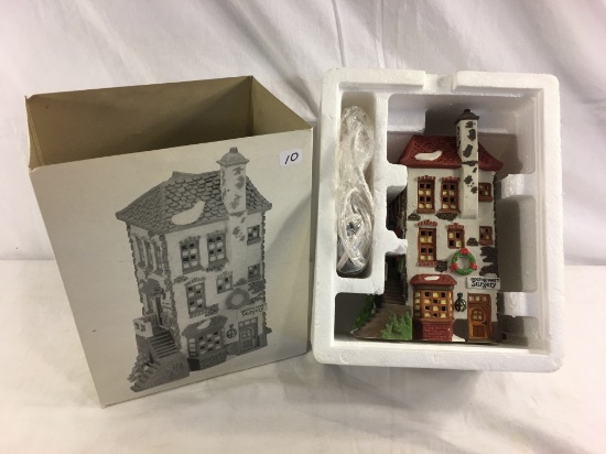 HVC Dicken's Village Series C.H. Watt Physician Handpainted Porcelain Department 56 Box:10x6"