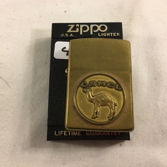 Collector Zippo Pocket Lighter Camel Pocket Lighter Size: 3.1/4"