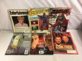 Lot of 6 pieces Collector Star Trek Assorted Magazine - See Pictures