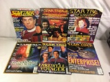 Lot of 6 pieces Collector Star Trek Assorted Magazine - See Pictures