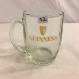 Collector Loose Guiness Clear Glass Stein/Mug  Size: 5