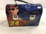 Collector Loose Oval Tin Lunchbox Jeff Gordon Size:9x6.5